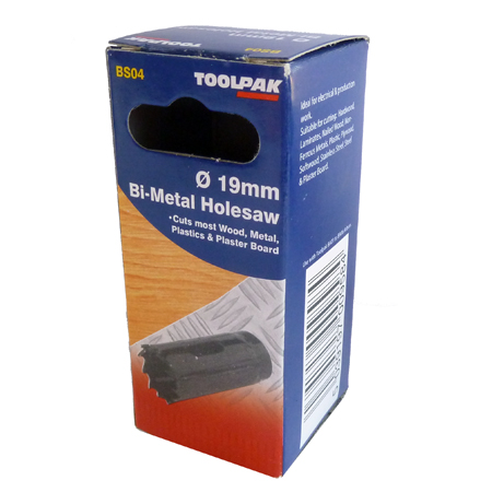 Holesaw Bi- Metal 19mm Toolpak 